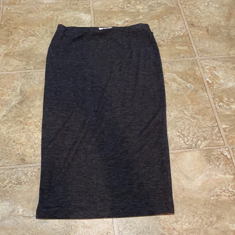 Grey size XS midi skirt forever 21